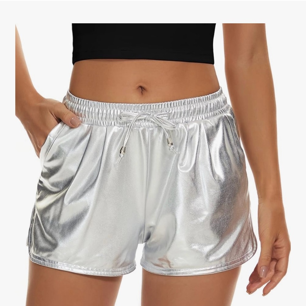 Women's Silver Shorts